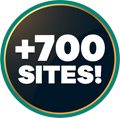 Mais de 700 sites