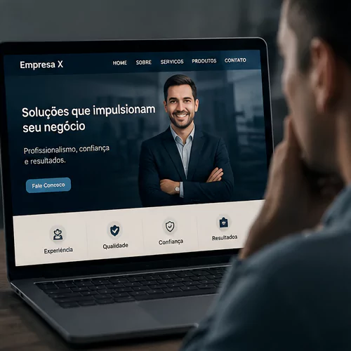 Concorrente com presença digital mais profissional