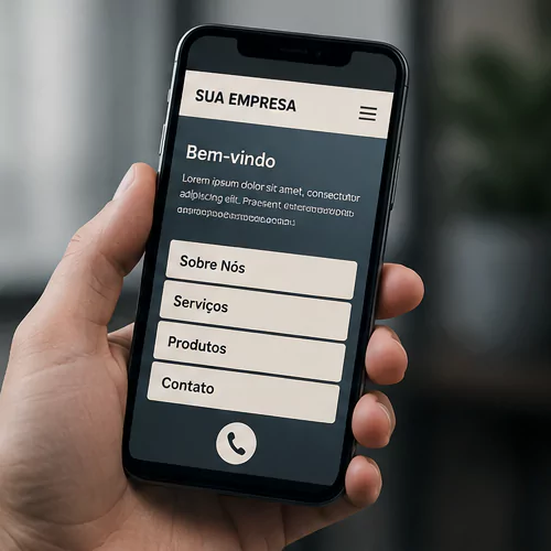 Site que não funciona corretamente no celular