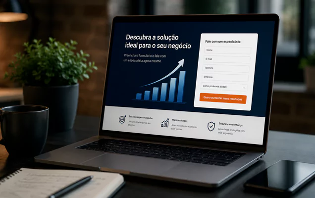 Criação de landing page profissional