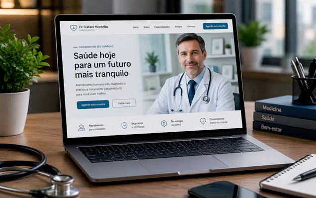 Criação de site profissional para especialistas