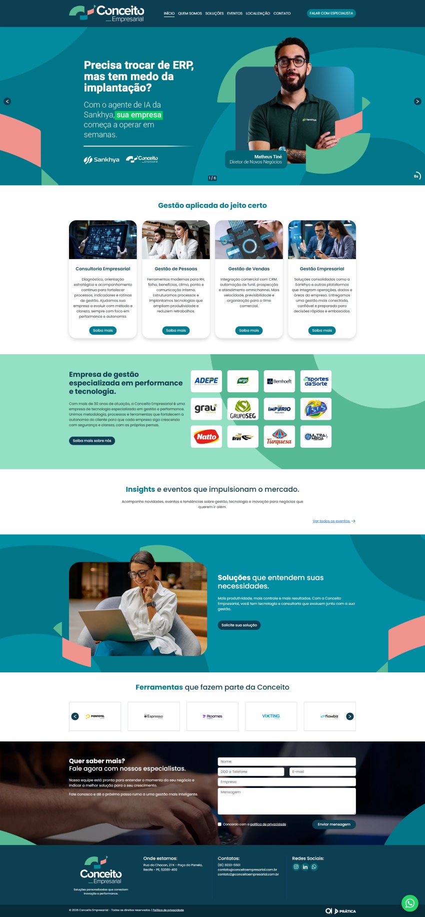 Print da página 3 do site