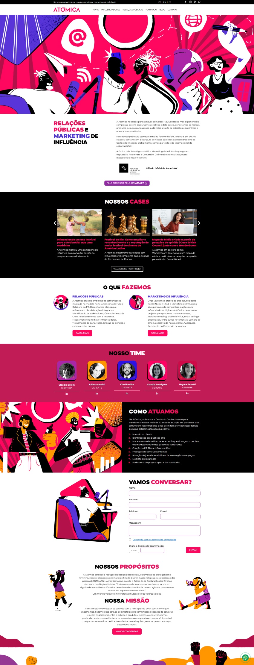 Print da página 3 do site