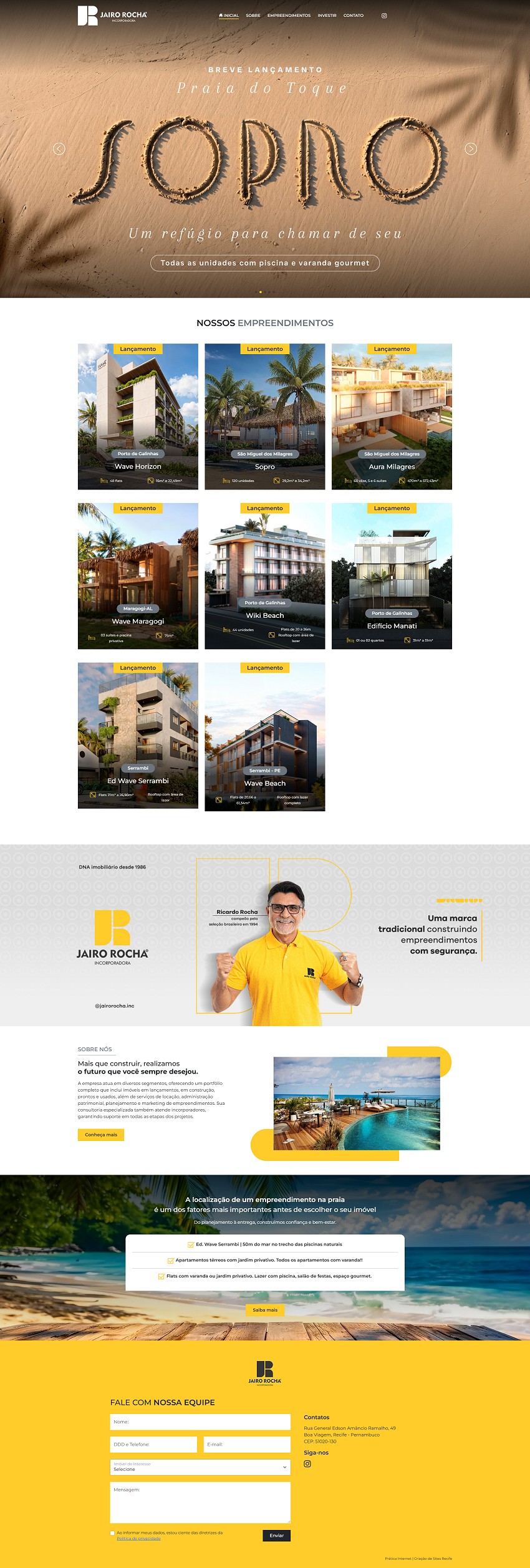 Print da página 3 do site