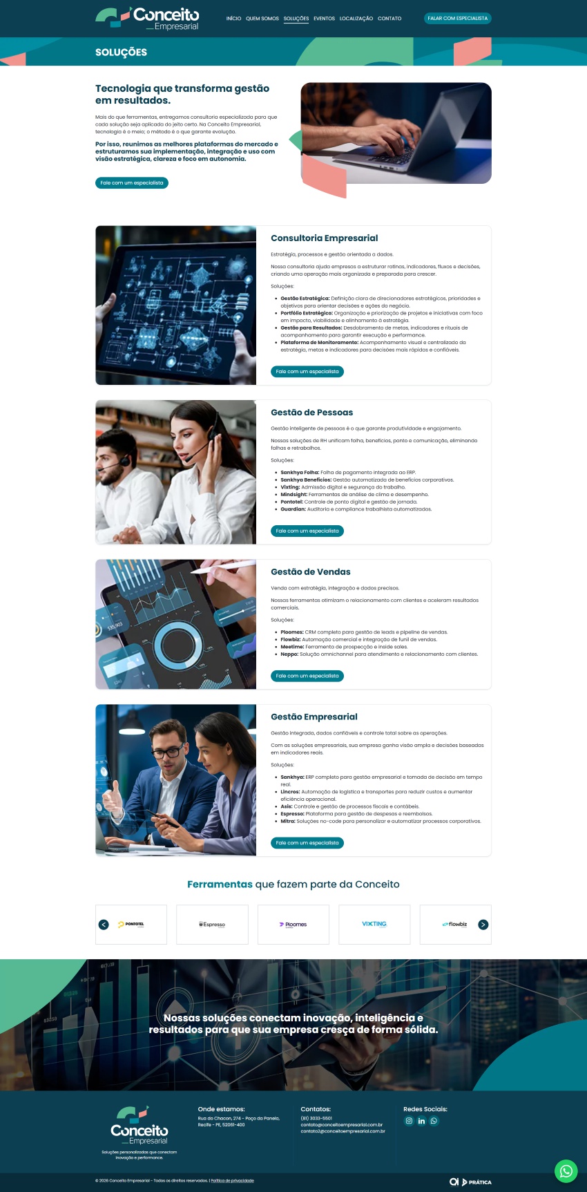 Print da página 4 do site