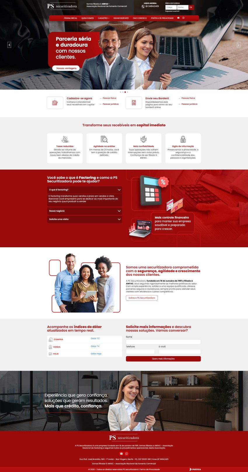Print da página 3 do site